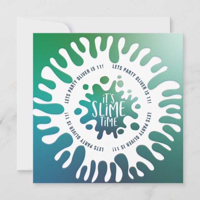 Carte "sa fête d'anniversaire à l'arc-en-ciel en temps m (Devant)