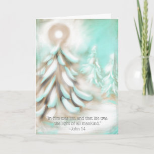 Carte « Sa Lumière » Noël