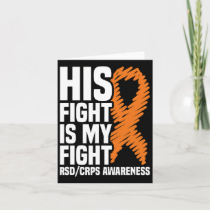 Carte Sa Lutte Ma Lutte Orange Ribbon Rsdcrps Sensibilis