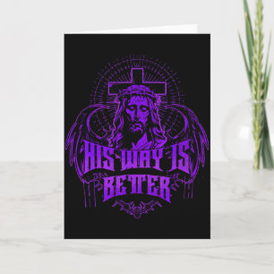 Carte Sa Voie Est Meilleure - Jésus Streetwear