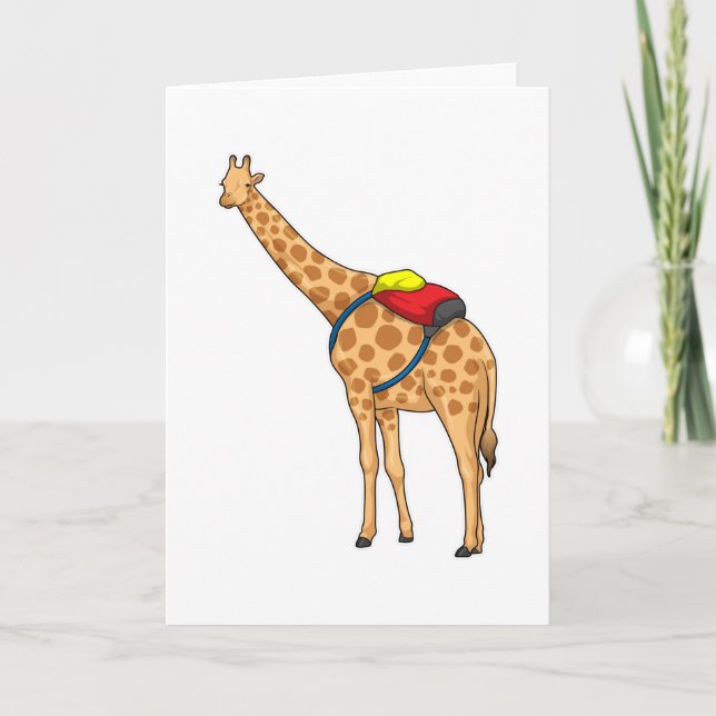 Carte Sac à dos girafe (Devant)