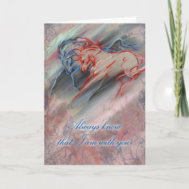 Carte Sachez toujours que je suis avec vous (Devant)