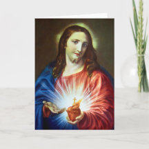 Sacré Coeur de Jésus Salutation Vintage