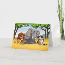 Carte Safari jug Band Card