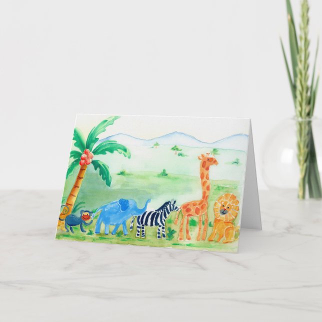 Carte Safari Wild Animal (Devant)