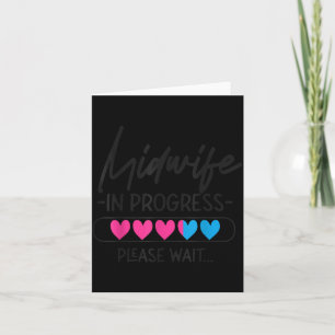 Carte Sage-femme infirmière Travailleuse de naissance Ét