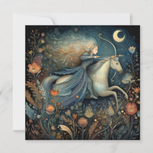 Carte Sagittaire Zodiaque Astrologie Céleste Anniversair