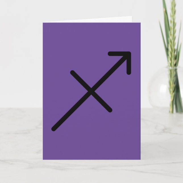 Carte Sagittarius Greeting Card (Devant)