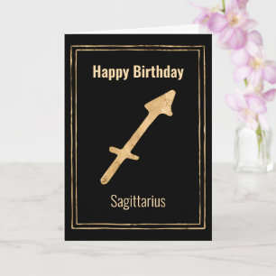 Carte Sagittarius or astrologie zodiac Joyeux anniversai