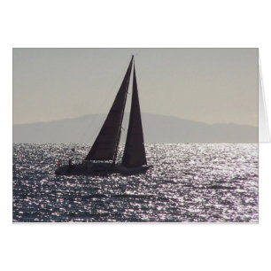 Carte Sailboat & Catalina Island
