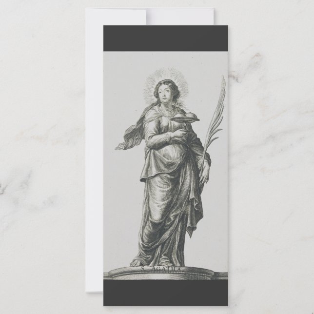 Carte Saint-Agathe de Sicile (Devant)