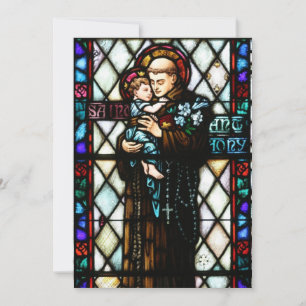 Carte Saint Antoine de Padoue qui a un enfant