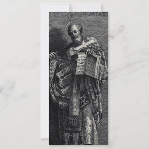 Carte Saint Athanase d'Alexandrie Art Graphique