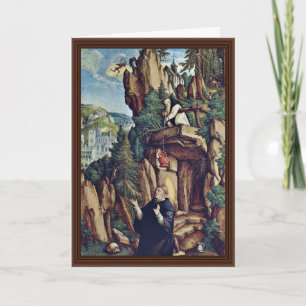 Carte Saint Benoît Dans La Prière Par Meister Von Meßkir