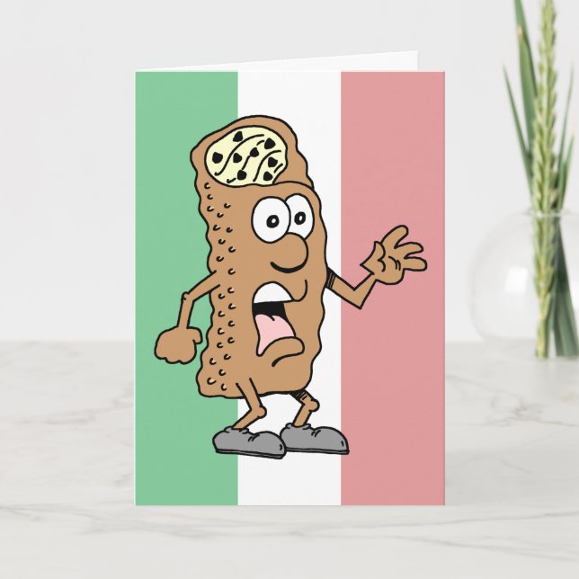 Carte Saint Cannoli ! Vous avez 30 ans ! Funny 30th Birt (Devant)