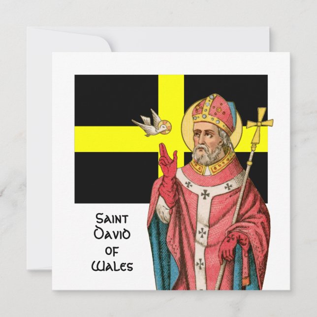 Carte Saint David du Pays de Galles (P 001) et son drape (Devant)