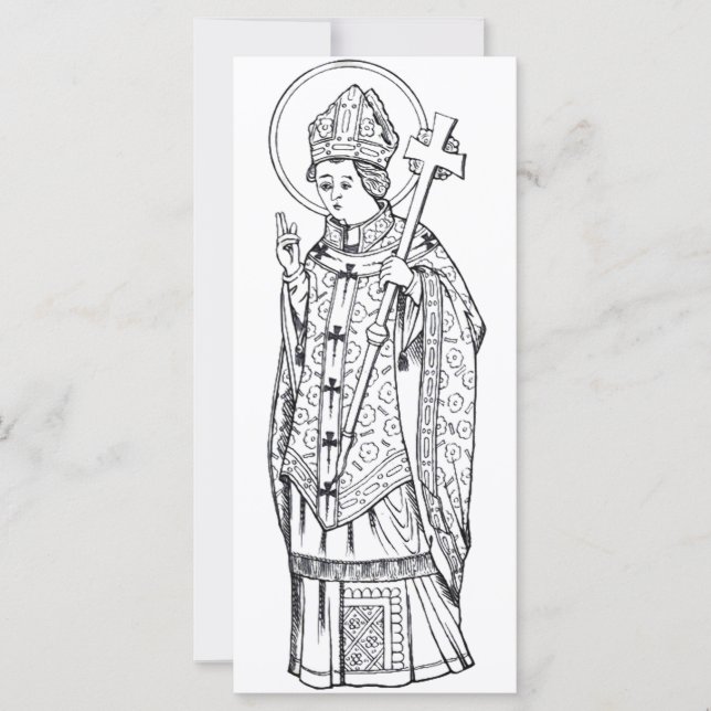 Carte Saint Deiniol Abbé et Évêque (Devant)