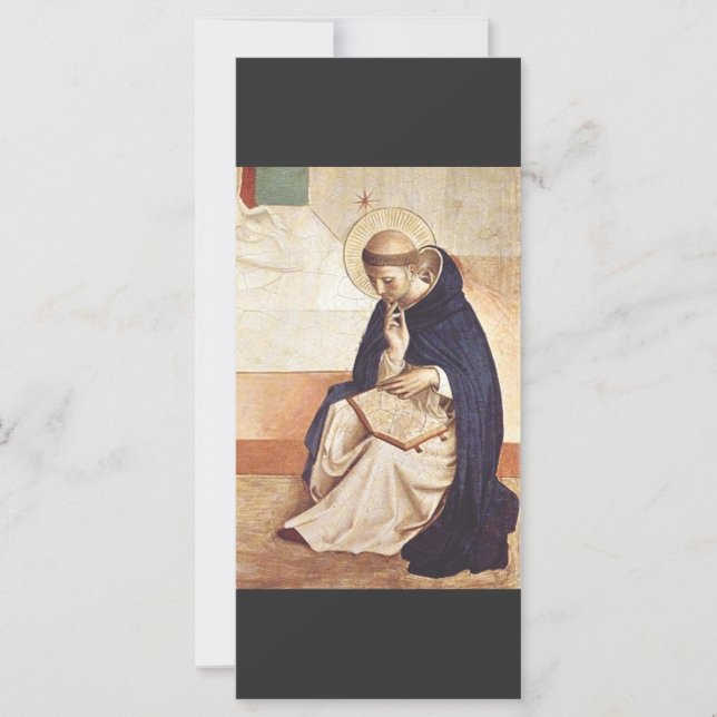 Carte Saint Dominic de Guzman par Fra Angelico (Devant)