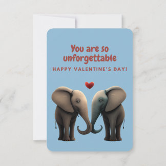 Carte Saint Eléphants Saint Valentin