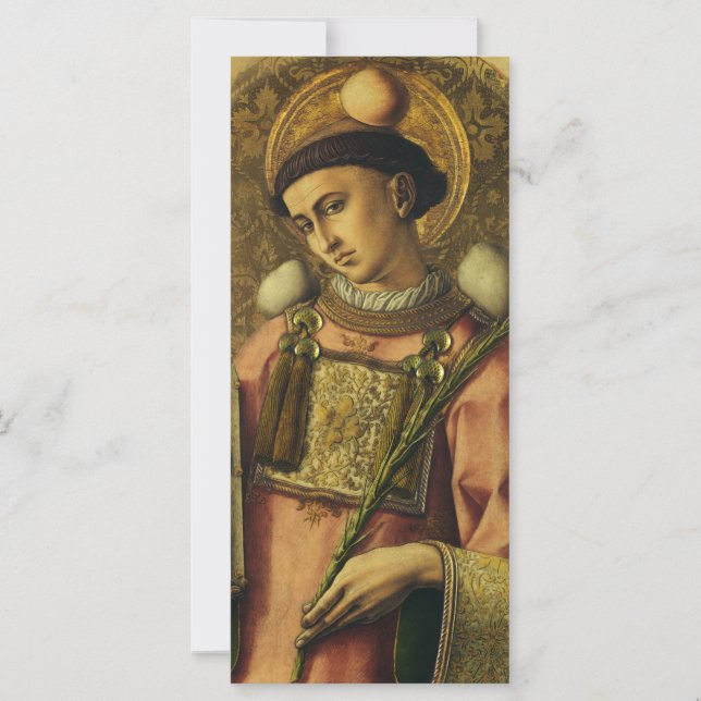 Carte Saint Étienne le Protomartyr Iconographie d'art fi (Devant)