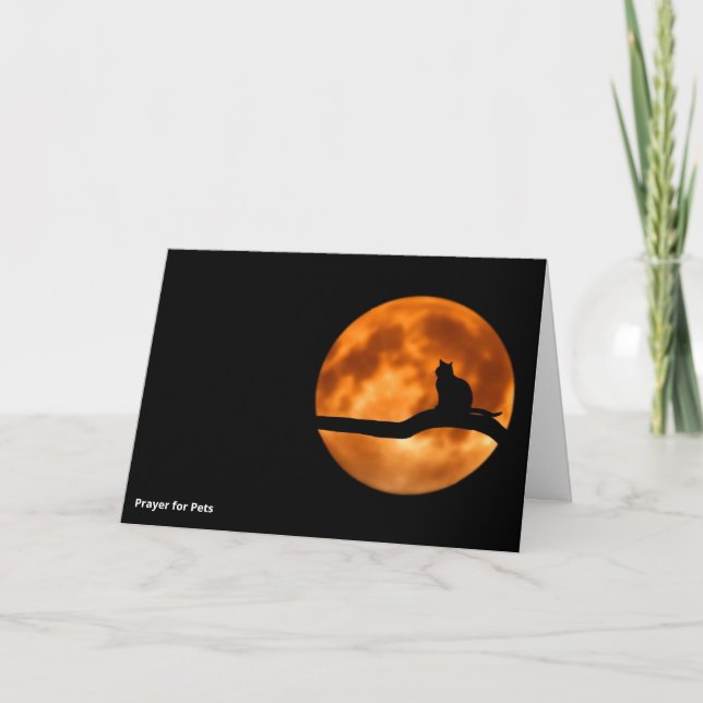 Carte Saint François d'Assise Prière pour les animaux -  (Devant)