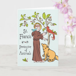 Carte Saint François, Protecteur des Animaux pour
