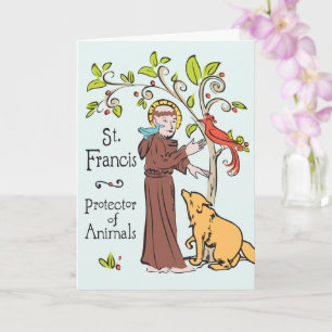 Carte Saint François, Protecteur des Animaux pour