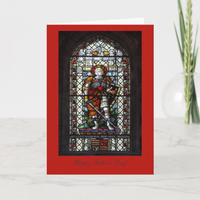 Carte Saint-George stained glass window (Devant)