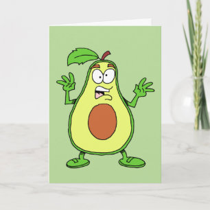 Carte Saint Guacamole ! Vous avez 80 ans ! Amusant 80ème