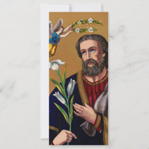 Carte Saint Joseph Guardian de la Sainte Famille