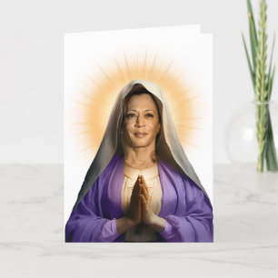 Carte Saint Kamala Harris Prière dévotionnelle
