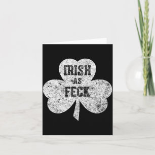 Carte Saint Patrick Day Gif irlandais comme feck