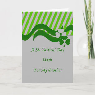 Carte Saint Patrick pour Frère