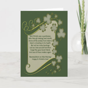 Carte Saint-Patricks