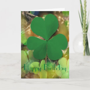 Carte Saint Patrick's Day Anniversaire