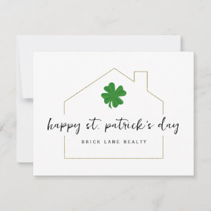 Carte Saint Patrick's Day Immobilier Promotionnel