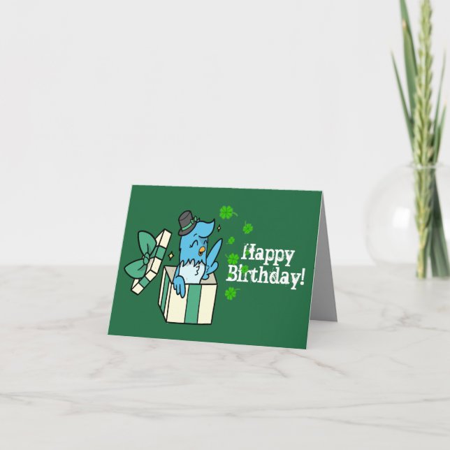 Carte Saint Patrick's Day Joyeux anniversaire (Devant)