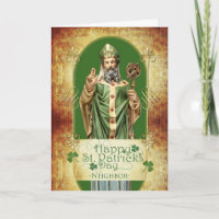 Saint Patrick's Day pour Voisin avec Saint Statue