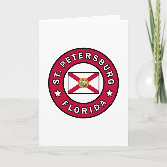 Carte Saint-Pétersbourg, Floride (Devant)