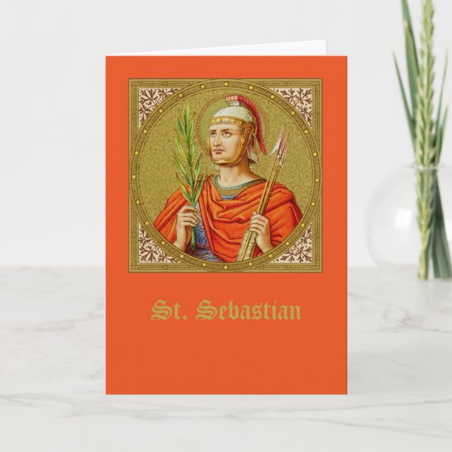 Carte Saint-Sébastien (SNV 24) (SqIm) Vert Salutation bl (Devant)