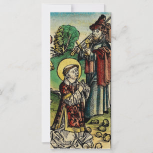 Carte Saint Stephen Protomartyr Premier martyr