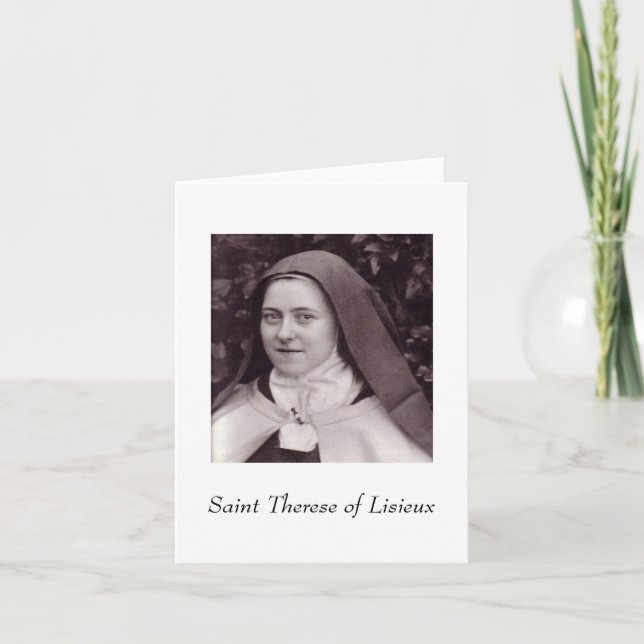 Carte Saint-Thérèse de Lisieux (Devant)