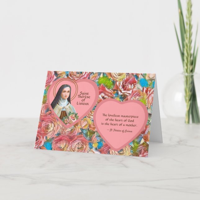 Carte Saint-Thérèse de Lisieux (BJE 01; Citation pour mè (Devant)