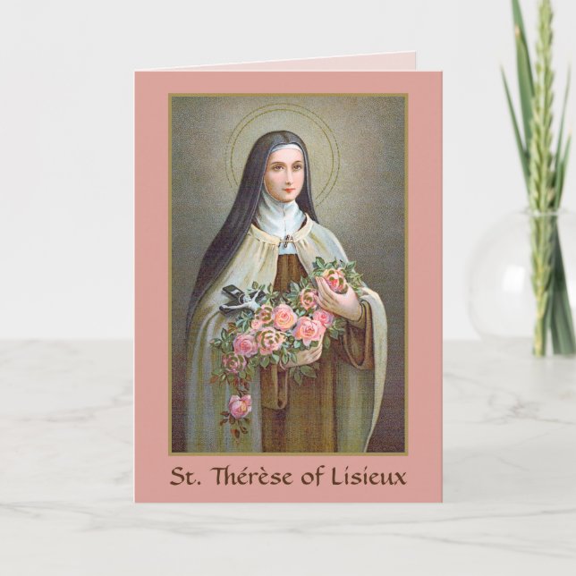 Carte Saint-Thérèse de Lisieux la Petite Fleur (BJE 01) (Devant)