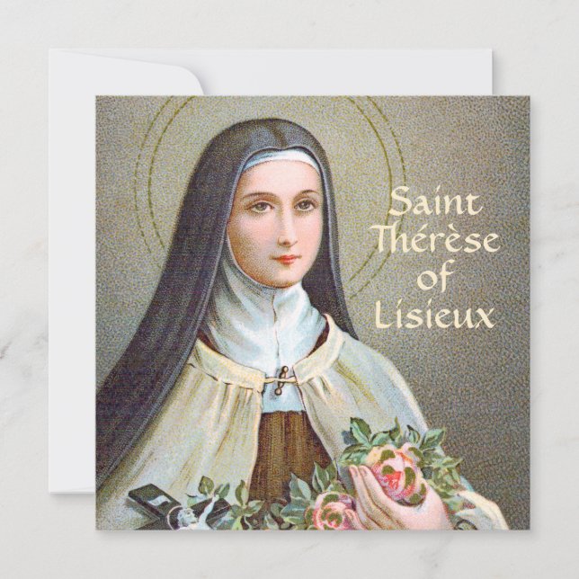 Carte Saint-Thérèse de Lisieux la Petite Fleur (BJE 01) (Devant)