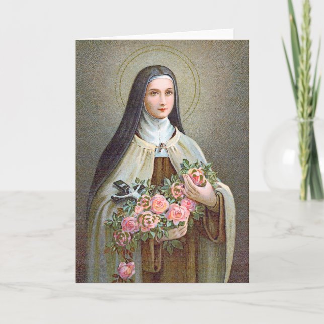 Carte Saint-Thérèse de Lisieux la Petite Fleur (BJE 01) (Devant)