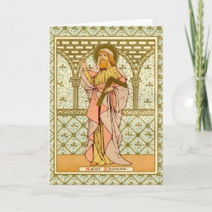 Carte Saint Thomas l'Apôtre (RLS 18) Salutation blanche