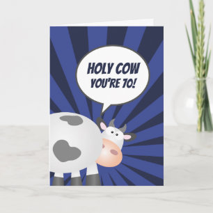 Carte Saint Vache Vous êtes 70 Mignonne Mignonne Joyeux 