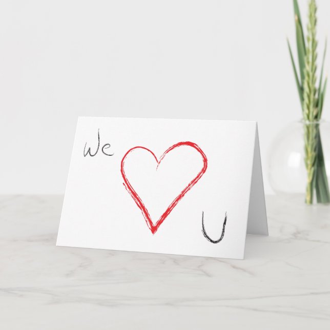 Carte Saint Valentin (Devant)