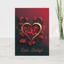 Carte Saint Valentin - Amour toujours